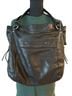 B Makowsky 100% Leather Black Leather Hobo One size - photo 2