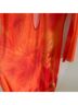 Caroline Constas Floral Multi Color Orange Casual Dress Size XS - photo 5