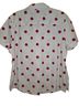 Foxcroft Polka Dots White Red Short Sleeve Button-Down Shirt Size 18 - photo 2