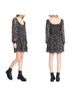 Steve Madden 100% Polyester Floral Black Casual Dress Size M - photo 5