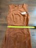 Calvin Klein Solid Brown Cocktail Dress Size 4 - photo 6