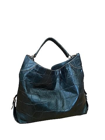 Dooney & Bourke croc slouchy Leather Hobo (view 2)