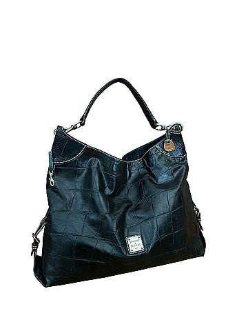 Dooney & Bourke croc slouchy Leather Hobo (view 1)