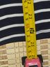 L.L.Bean 100% Cotton Stripes Blue White Short Sleeve Blouse Size XL - photo 4