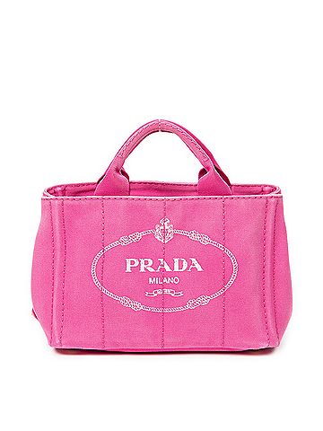 Prada Small Canapa Tote  (view 1)