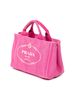 Prada Pink Small Canapa Tote  One size - photo 3