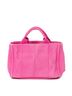 Prada Pink Small Canapa Tote  One size - photo 5