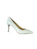 Michael Kors 100% Leather Solid Blue Heels Size 8 1/2 - photo 1