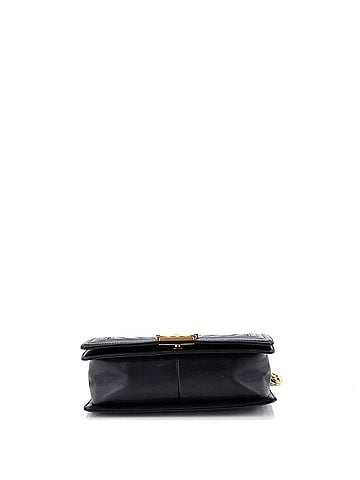 Chanel Boy Flap Bag Chevron Caviar and Calfskin Old Medium (view 2)