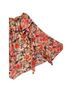 Ulla Johnson 100% Silk Floral Orange Red Silk Skirt Size 10 - photo 6
