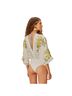 FARM Rio Floral White Yellow Green Bodysuit Size S - photo 2