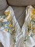 FARM Rio Floral White Yellow Green Bodysuit Size S - photo 4