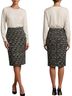 Vince Camuto Print Black White Formal Skirt Size M - photo 1