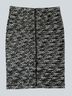 Vince Camuto Print Black White Formal Skirt Size M - photo 3