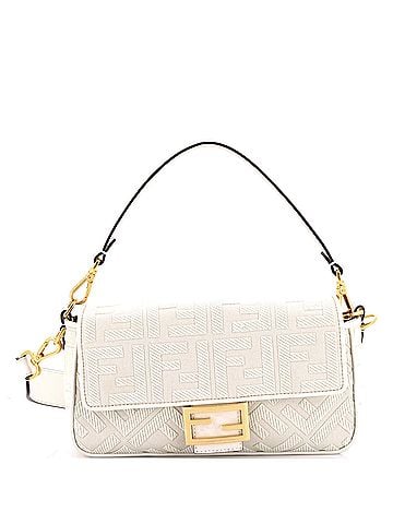 Fendi Baguette NM Bag Zucca Embroidered Canvas Medium (view 1)