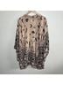Spell 100% Rayon Print Black Tan Kimono One size - photo 4