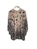 Spell 100% Rayon Print Black Tan Kimono One size - photo 2