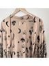 Spell 100% Rayon Print Black Tan Kimono One size - photo 5