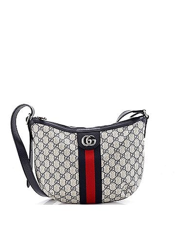 Gucci Ophidia Half Moon Hobo GG Coated Canvas Small (view 1)