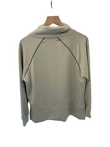 Elie Tahari Sage Whisper Lounge Top Long Sleeve T-Shirt (view 2)