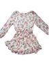 LoveShackFancy 100% Silk 100% Silk Floral White Pink Green Cocktail Dress Size M - photo 2