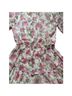 LoveShackFancy 100% Silk 100% Silk Floral White Pink Green Cocktail Dress Size M - photo 8