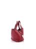 Hermès 100% Leather Red Picotin Lock Bag Clemence PM One size - photo 3