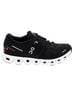 On Cloud Solid Black White Sneakers Size 5 - photo 1