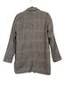 Thread & Supply 100% Polyester 100% Polyester 100% Polyester 100% Polyester Plaid Brown Black Blazer Size S - photo 2