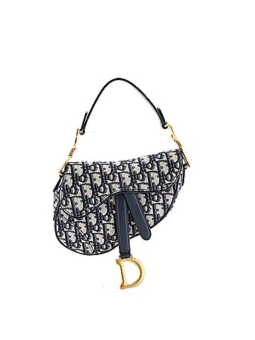 Christian Dior Saddle Handbag Oblique Canvas Mini (view 1)