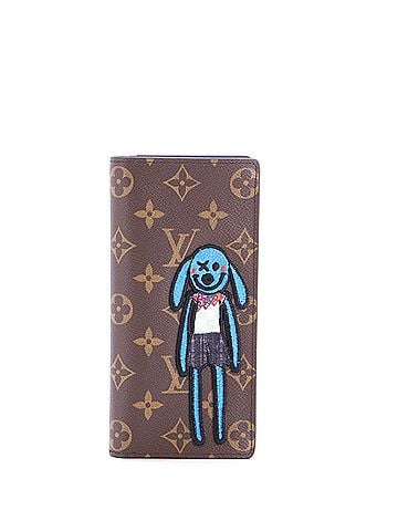 Louis Vuitton Brazza Wallet Monogram Canvas with LV Friends Patch (view 1)