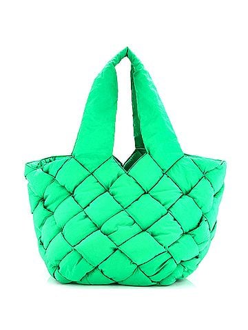 Bottega Veneta Cassette Paper Tote Intrecciato Nylon (view 1)