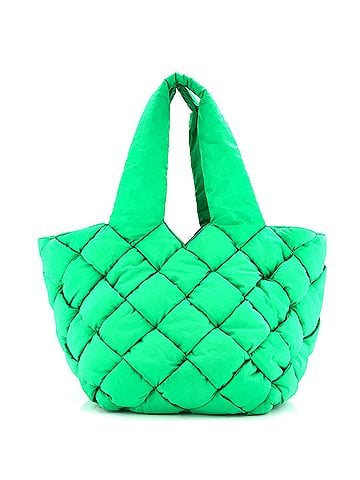 Bottega Veneta Cassette Paper Tote Intrecciato Nylon (view 2)