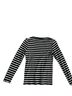 Gap Stripes Black White Long Sleeve Top Size L - photo 2