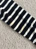 Gap Stripes Black White Long Sleeve Top Size L - photo 4