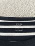 Gap Stripes Black White Long Sleeve Top Size L - photo 3