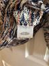 Tory Burch 100% Cotton Stripes Blue 3/4 Sleeve Top Size 10 - photo 8