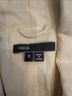 Vince. 100% Leather White Brown Jacket Size S - photo 3