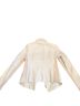 Vince. 100% Leather White Brown Jacket Size S - photo 2
