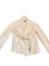 Vince. 100% Leather White Brown Jacket Size S - photo 1