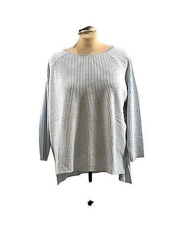 Eileen Fisher Superfine Merino Wool Raglan Sleeve Pullover Sweater Pullover Sweater (view 1)