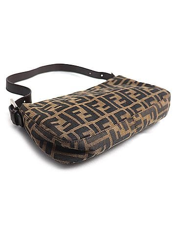 Fendi FENDI Mamma Bucket Zucca Pattern Handbag Brown 26424 Women's (view 2)