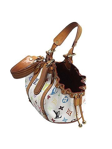 Louis Vuitton LOUIS VUITTON Theda PM Handbag, Multicolor Blanc (White), M92348, Women's (view 2)