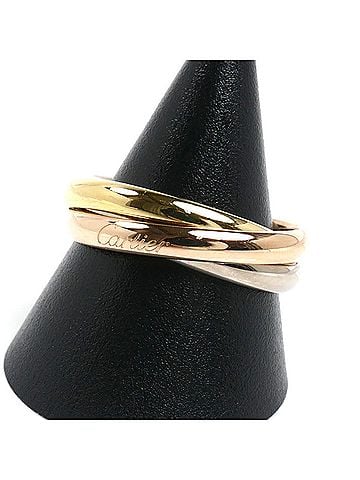 Cartier CARTIER Cartier 18K Yellow Gold Pink White Trinity Ring B4234264 64 11.7g Men's (view 1)