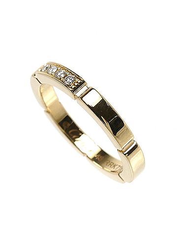 Cartier CARTIER Cartier 18K Yellow Gold Maillon Panthère 4-Diamond Ring B4080348 Diamond 48 3.7g Women's (view 2)