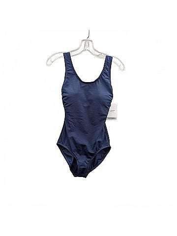 Dolfin Women's Aquashape Conservative Lap Suit in Navy (view 2)