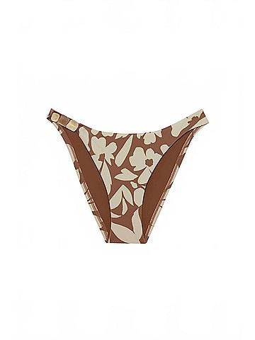 Vitamin A Terra Full Bikini Bottom in Beige (view 1)
