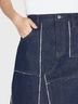 FRAME Blue Patchwork Skirt in Hemlock Size 26 - photo 5