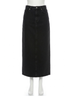 FRAME Solid Black Column Skirt in Sutro Size 28 - photo 1