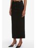 FRAME Solid Black Column Skirt in Sutro Size 28 - photo 4